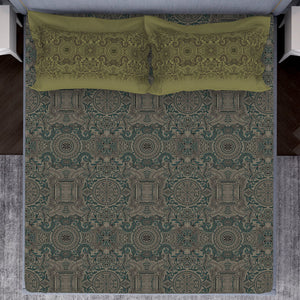 Ornamenta Ornate 100% Cotton Fitted King - Essentials by Spaces
