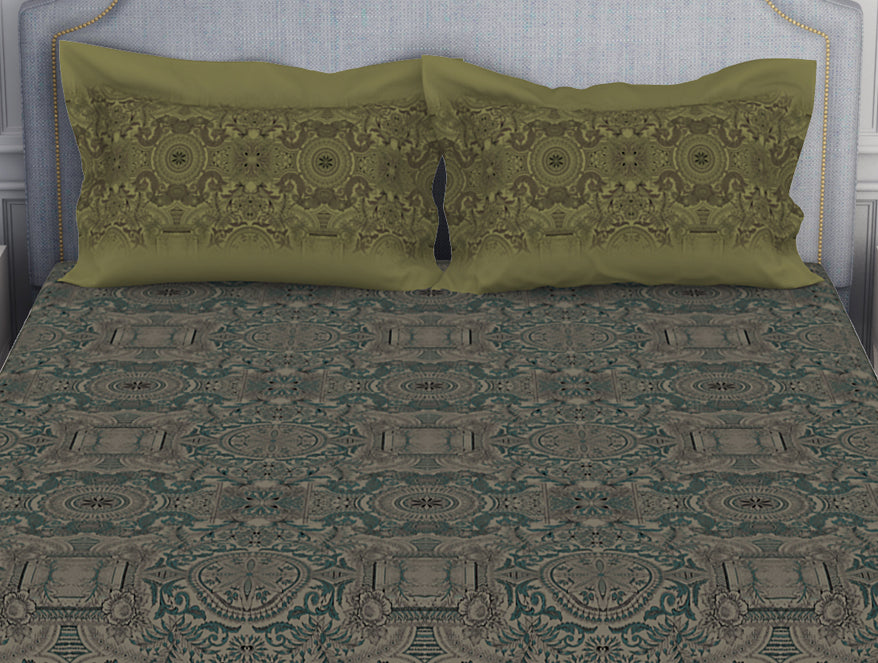 Ornamenta Ornate 100% Cotton Fitted King - Essentials by Spaces
