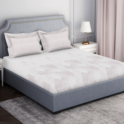 Tonalelgence Geometric 100% Cotton Fitted King - Essentials by Spaces