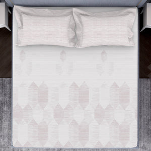 Tonalelgence Geometric 100% Cotton Fitted King - Essentials by Spaces
