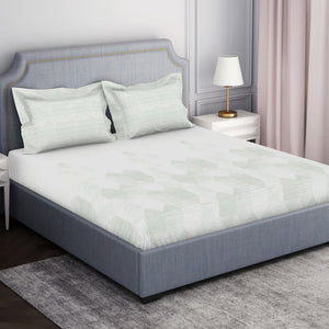Tonalelgence Geometric 100% Cotton Fitted King - Essentials by Spaces