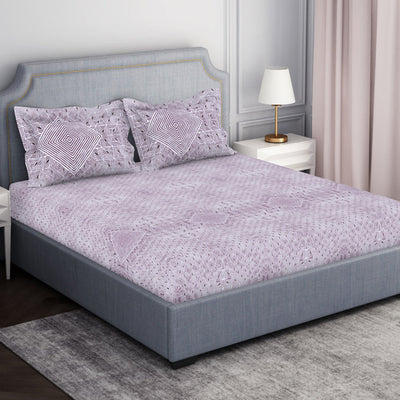 Tonalelgence Geometric 100% Cotton Fitted King - Essentials by Spaces