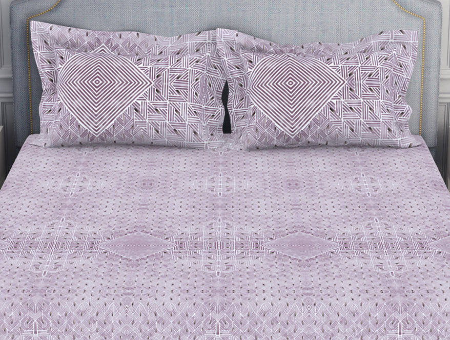 Tonalelgence Geometric 100% Cotton Fitted King - Essentials by Spaces