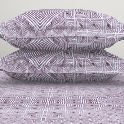 Tonalelgence Geometric 100% Cotton Fitted King - Essentials by Spaces