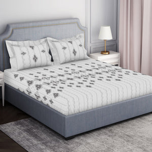 Tonalelgence Geometric 100% Cotton Fitted King - Essentials by Spaces