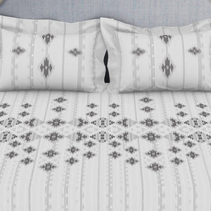 Tonalelgence Geometric 100% Cotton Fitted King - Essentials by Spaces