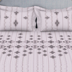 Tonalelgence Geometric 100% Cotton Fitted King - Essentials by Spaces