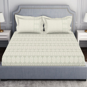 Tonalelgence Geometric 100% Cotton Fitted King - Essentials by Spaces