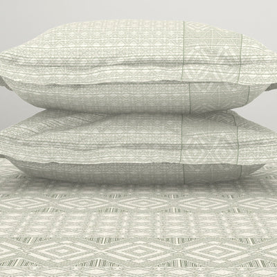 Tonalelgence Geometric 100% Cotton Fitted King - Essentials by Spaces