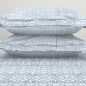 Tonalelgence Geometric 100% Cotton Fitted King - Essentials by Spaces