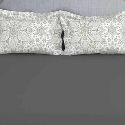 Ornamenta Ornate Mineral Blue 100% Cotton King Size Bedsheet - Essentials by Spaces