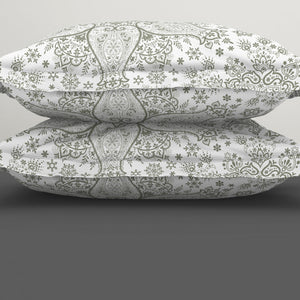 Ornamenta Ornate Mineral Blue 100% Cotton King Size Bedsheet - Essentials by Spaces