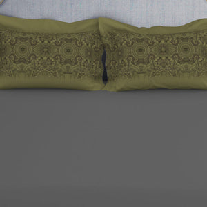 Ornamenta Ornate Mineral Blue 100% Cotton King Size Bedsheet - Essentials by Spaces