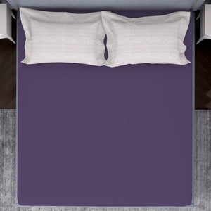 Tonalelgence Ornate Light Violet 100% Cotton King Size Bedsheet - Essentials by Spaces
