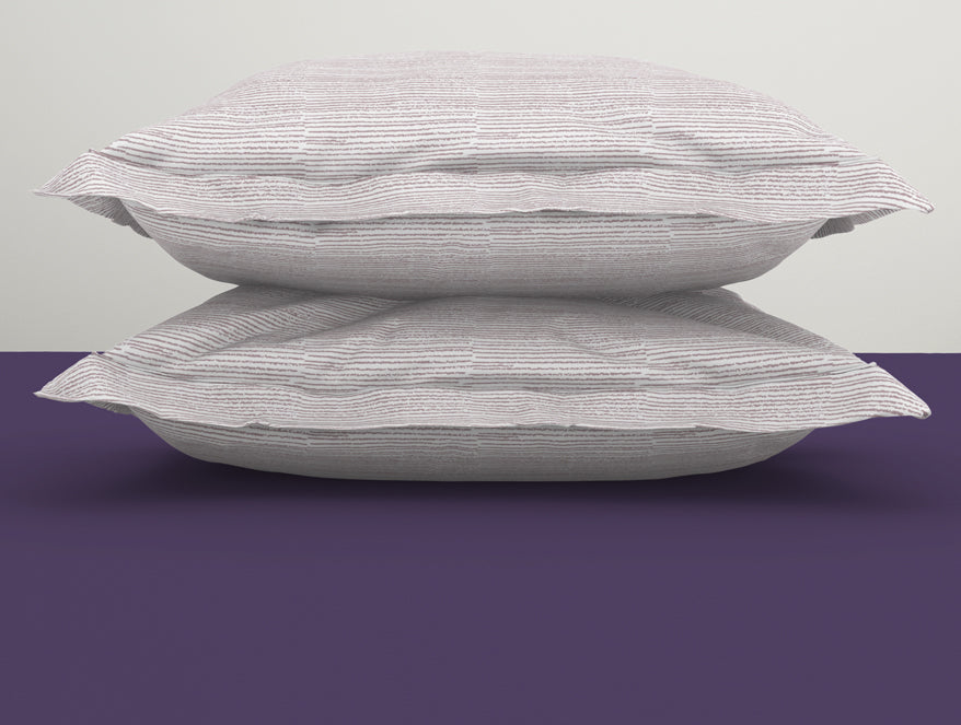Tonalelgence Ornate Light Violet 100% Cotton King Size Bedsheet - Essentials by Spaces