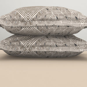 Tonalelgence Ornate Brown 100% Cotton King Size Bedsheet - Essentials by Spaces