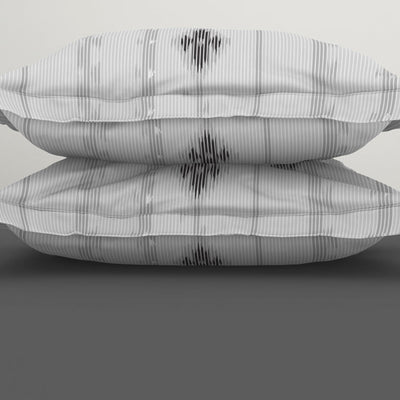 Tonalelgence Ornate Grey 100% Cotton King Size Bedsheet - Essentials by Spaces