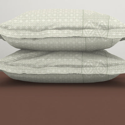 Tonalelgence Ornate Cream 100% Cotton King Size Bedsheet - Essentials by Spaces