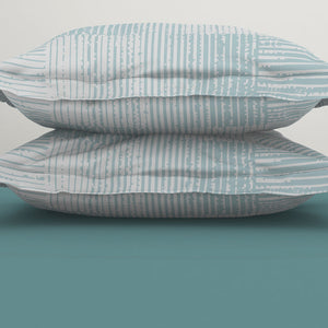 Tonalelgence Ornate Light Blue 100% Cotton King Size Bedsheet - Essentials by Spaces