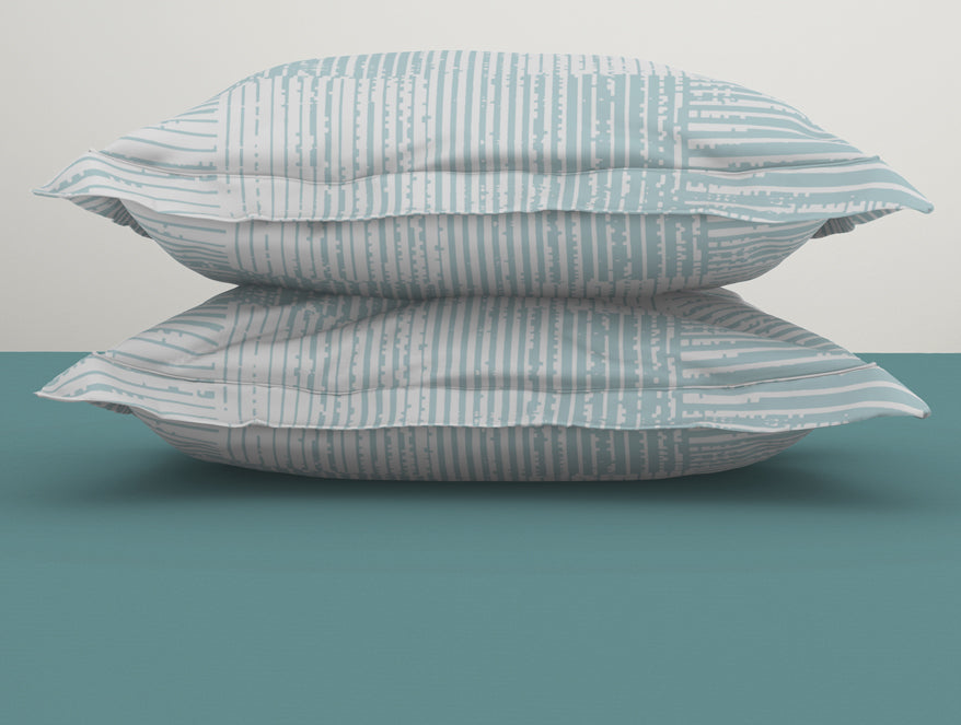 Tonalelgence Ornate Light Blue 100% Cotton King Size Bedsheet - Essentials by Spaces