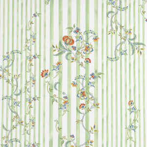 Floral Light Green 100% Cotton King Size Bedsheet Organic Cotton - By Spaces