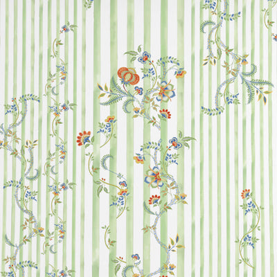Floral Light Green 100% Cotton King Size Bedsheet Organic Cotton - By Spaces