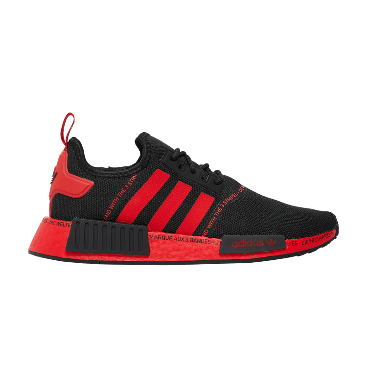 adidas NMD R1 Black Vivid Red