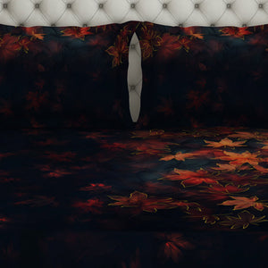 Floral Dark Grey 100% Cotton King Size Bedsheet Elegance - By Elegance