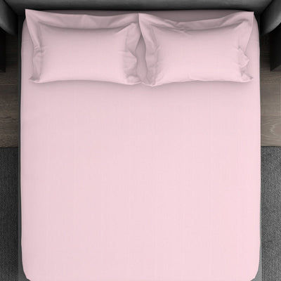 Floral 100% Cotton King Size Bedsheet - Elegance Faux Jacquard by Spaces