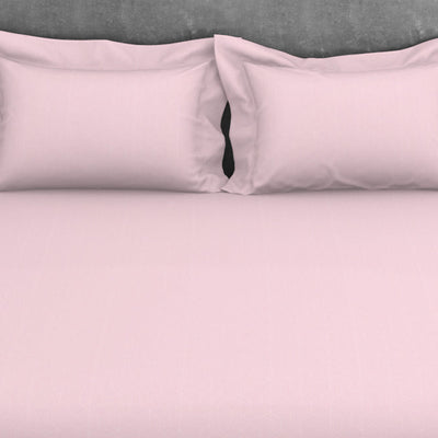 Floral 100% Cotton King Size Bedsheet - Elegance Faux Jacquard by Spaces