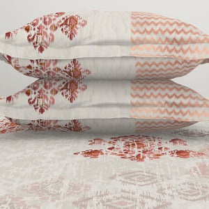 Ornate Light Grey 100% Cotton King Size Bedsheet Rangana Digital - By Occasions