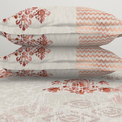 Ornate Light Grey 100% Cotton King Size Bedsheet Rangana Digital - By Occasions