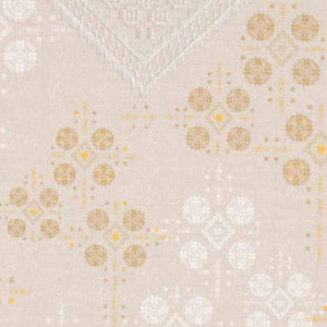 Geometric Taupe 100% Cotton King Size Bedsheet Rangana Digital - By Occasions