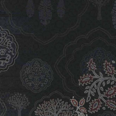 Ornate Dark Grey 100% Cotton King Size Bedsheet Rangana Digital - By Occasions