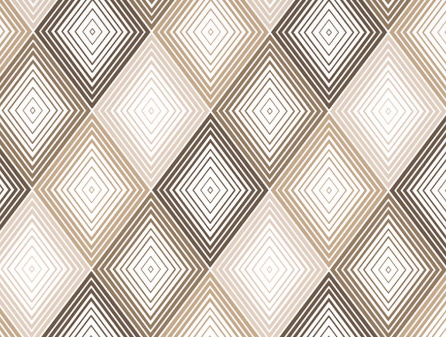 Geometric Beige Polycotton Bedsheets Single Harmony - By Welspun