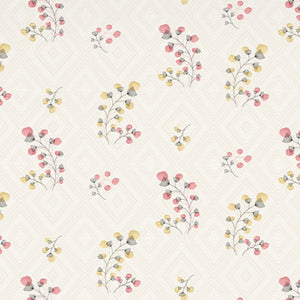 Floral Grey Polycotton Fitted Queen Harmony - By Welspun