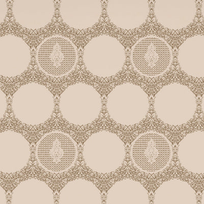 Ornate Beige Polycotton Fitted Queen Harmony - By Welspun