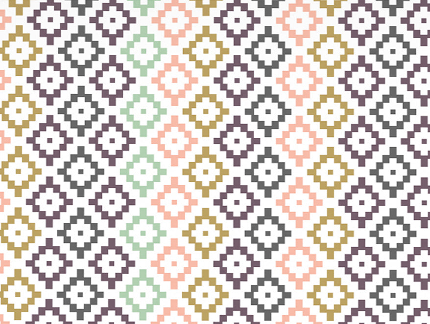 Geometric Pink Polycotton Quilt Single Harmony - By Welspun