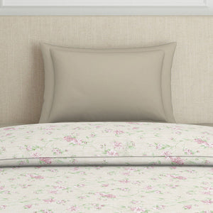 Gloral Pink Polycotton Quilt Single Harmony - By Welspun