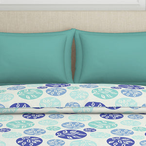 Ornate Blue Polycotton Quilt Double Harmony - By Welspun