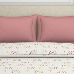 Floral Grey Polycotton Quilt Double Harmony - By Welspun