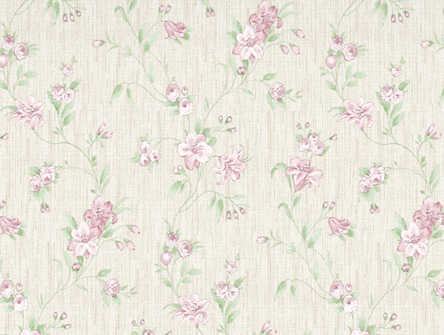 Gloral Pink Polycotton Quilt Double Harmony - By Welspun
