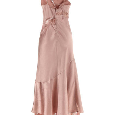 Pinko Satin And Lace Dress