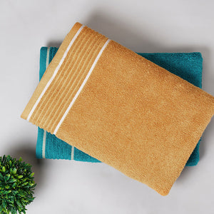 Solid Dark Teal 100% Cotton Bath Towel - Radiance By Spaces