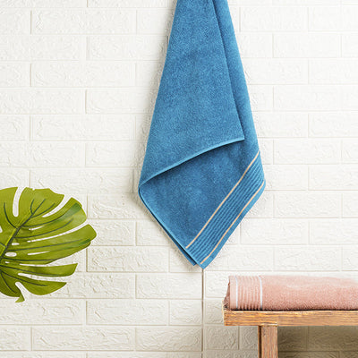 Solid Blush 100% Cotton Bath Towel - Radiance By Spaces