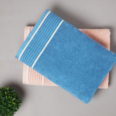 Solid Blush 100% Cotton Bath Towel - Radiance By Spaces