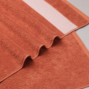 Solid Dark Orange 100% Cotton Towel Combo - Aurum By Spaces