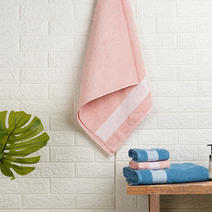 Solid Blush 100% Cotton Towel Combo - Aurum By Spaces