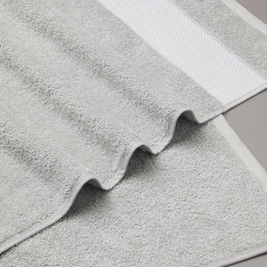 Solid Light Grey 100% Cotton Towel Combo - Aurum By Spaces