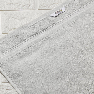 Solid Light Grey 100% Cotton Towel Combo - Aurum By Spaces